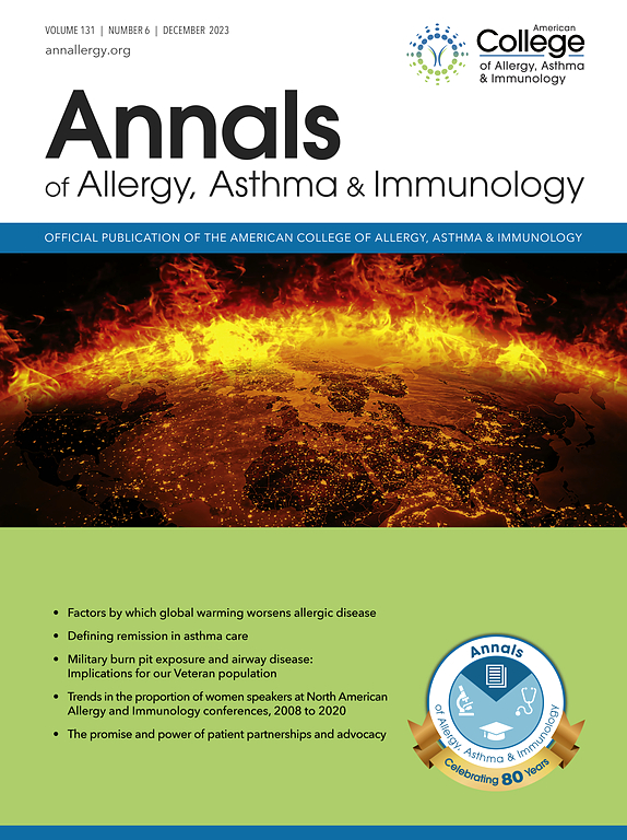 Go to journal home page - Annals of Allergy, Asthma & Immunology